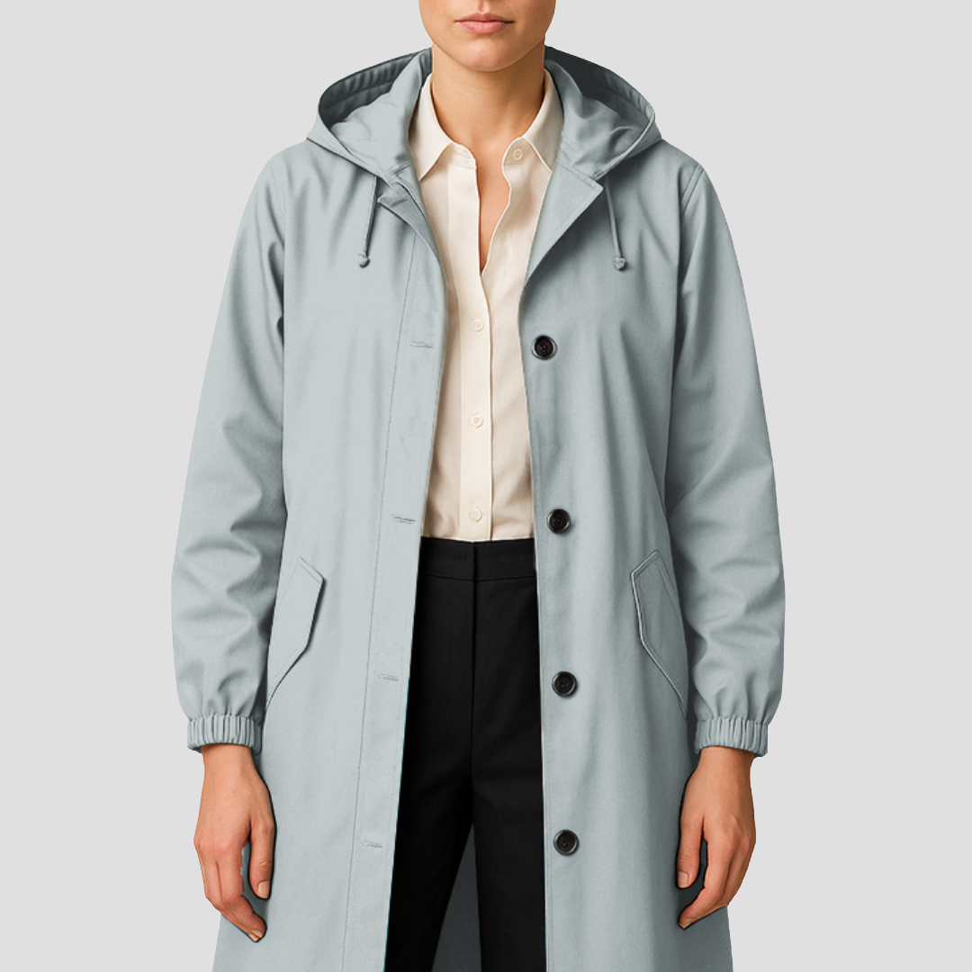 Violet | Hooded Trench Coat