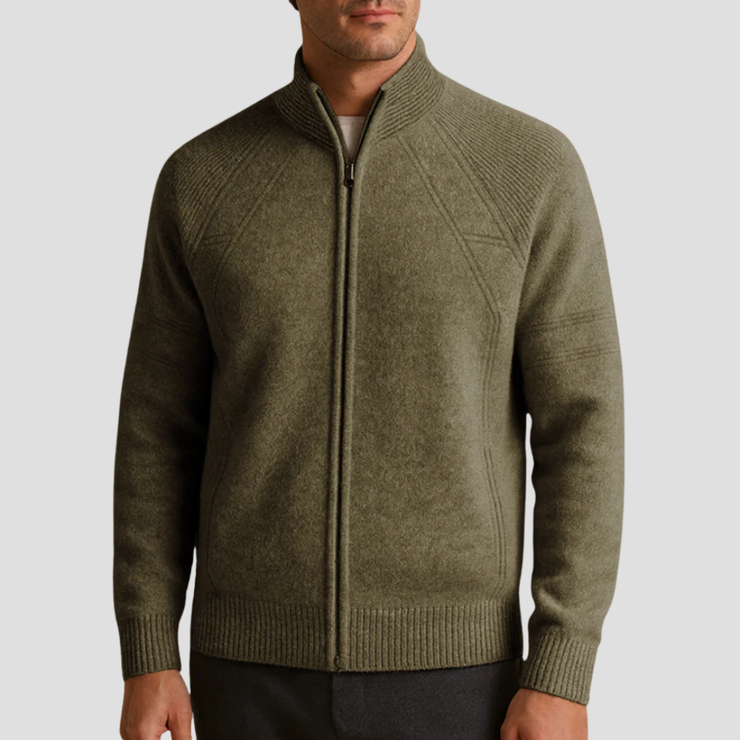 Stedman | Wool Zip Cardigan