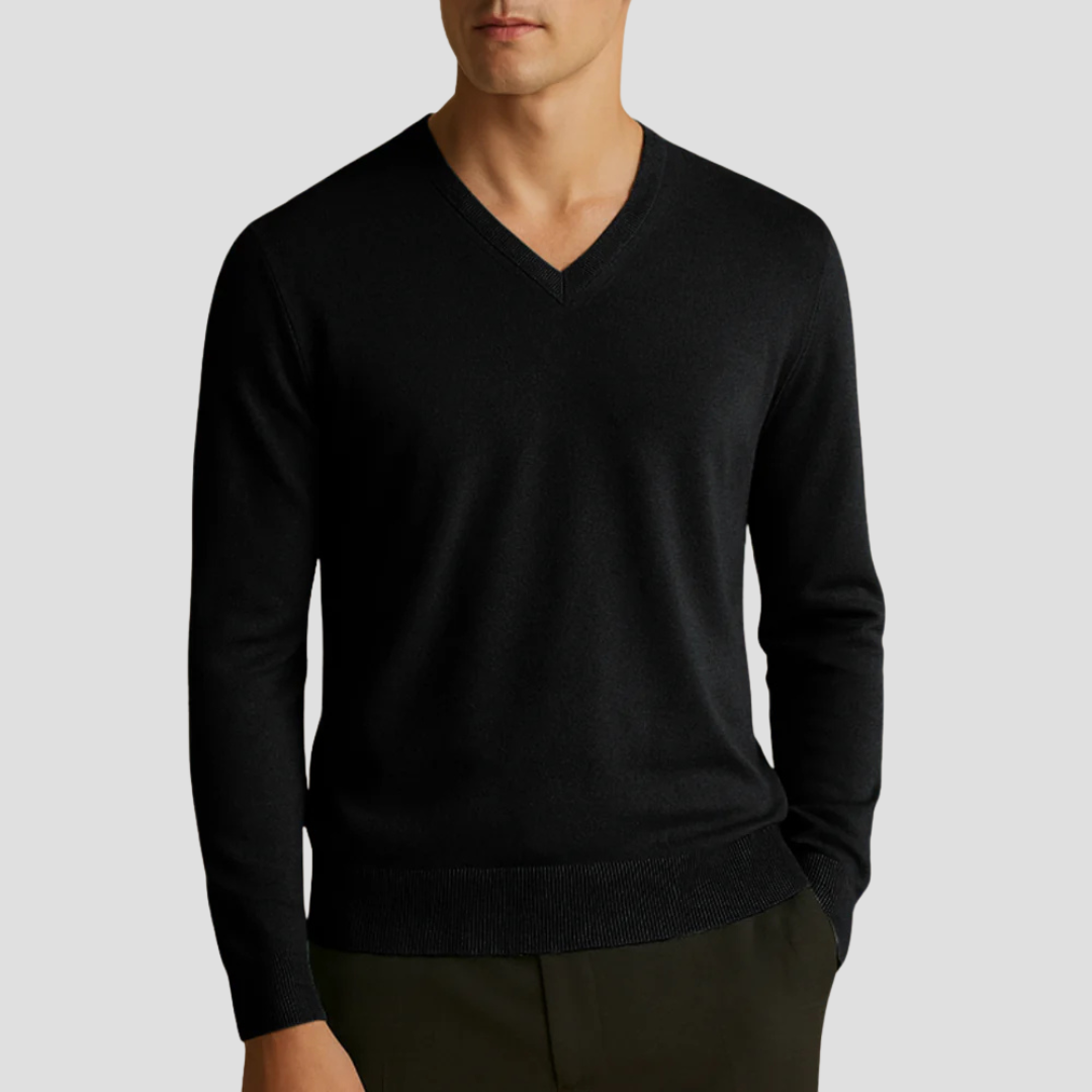 Borden | Classic V-Neck Jumper
