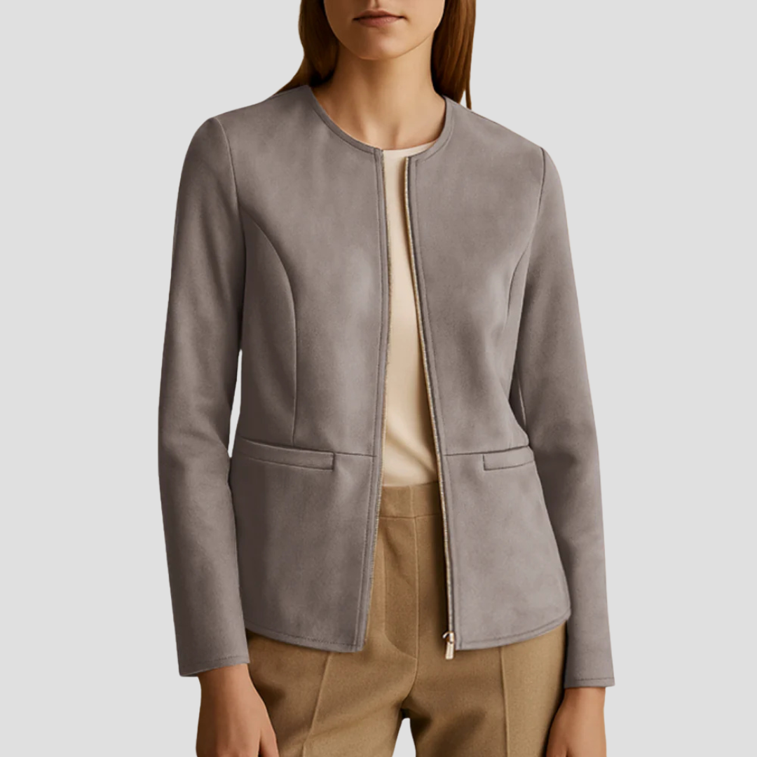 Zosia | Cropped Round-Neck Jacket