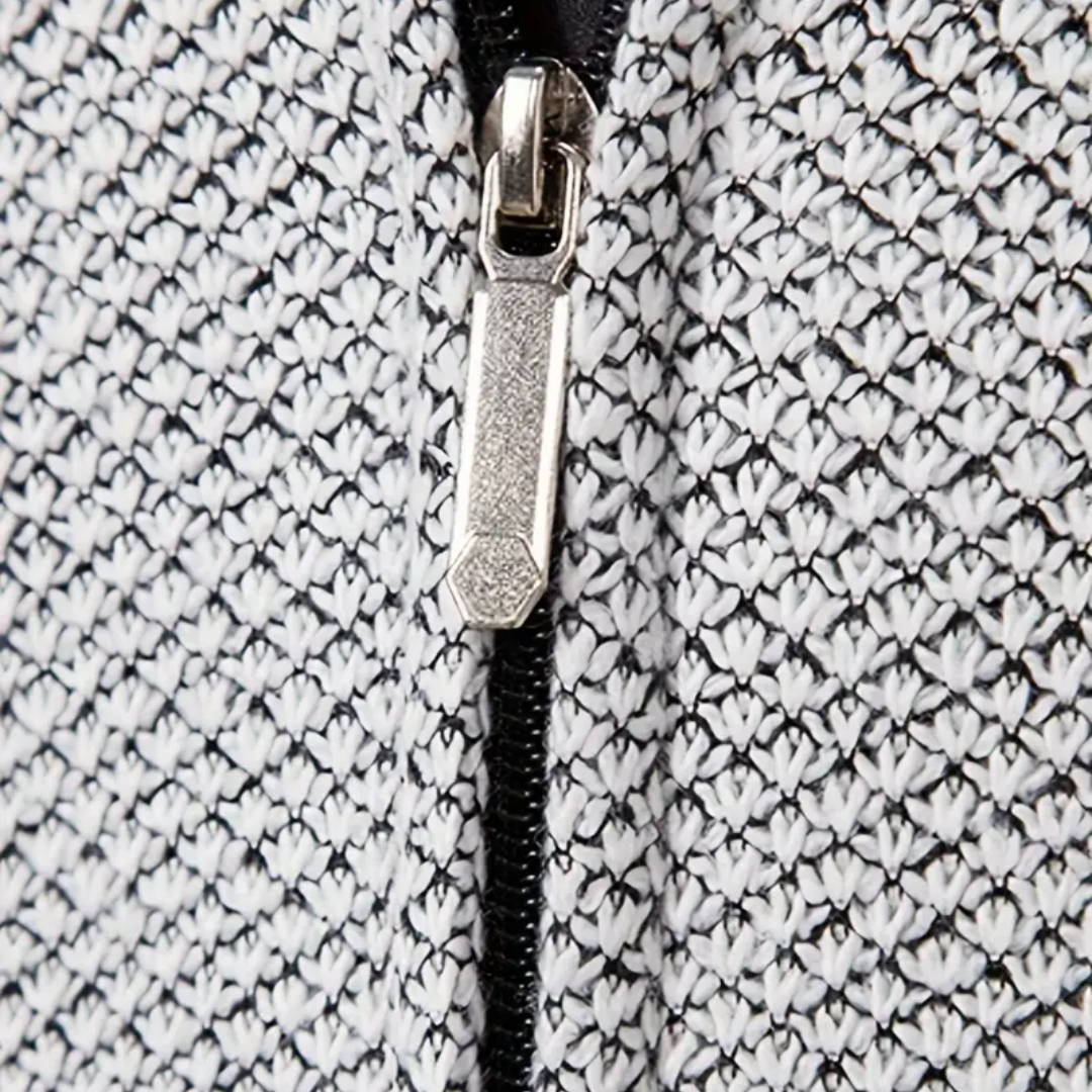 Hollis | Striped Fleece Cardigan