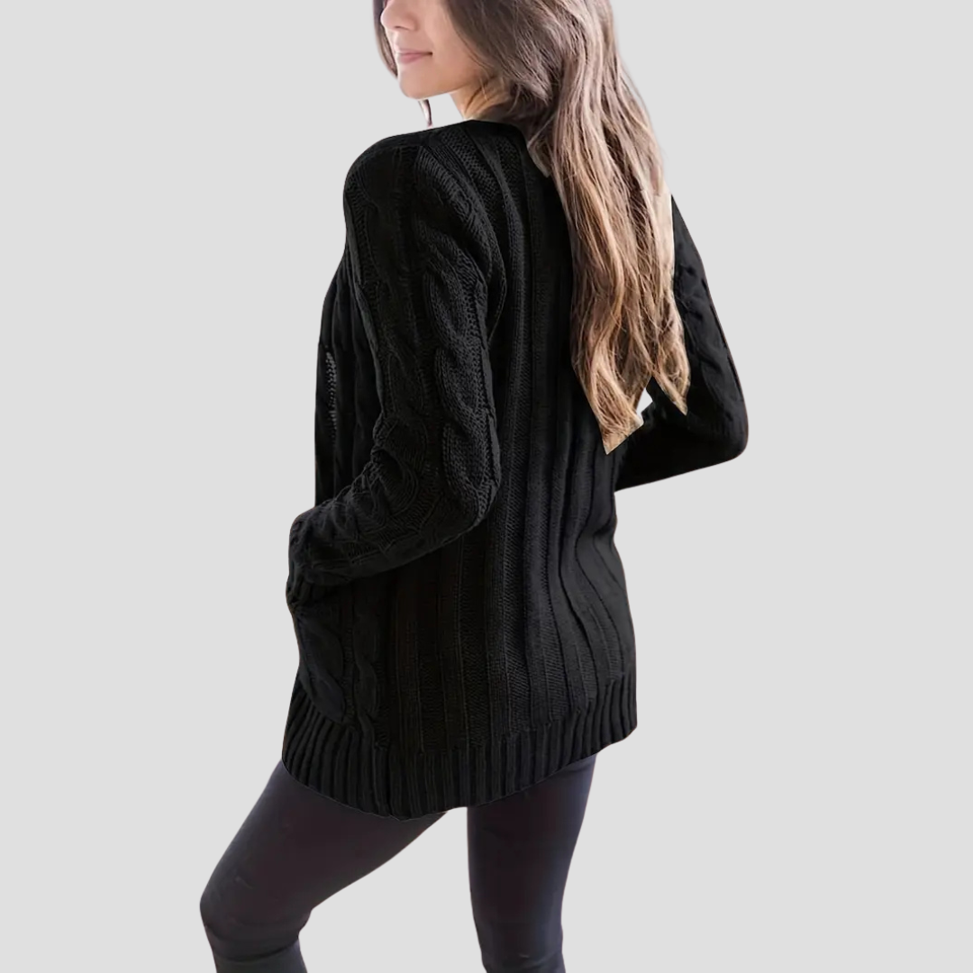 Imogen | Cable Knit Cardigan