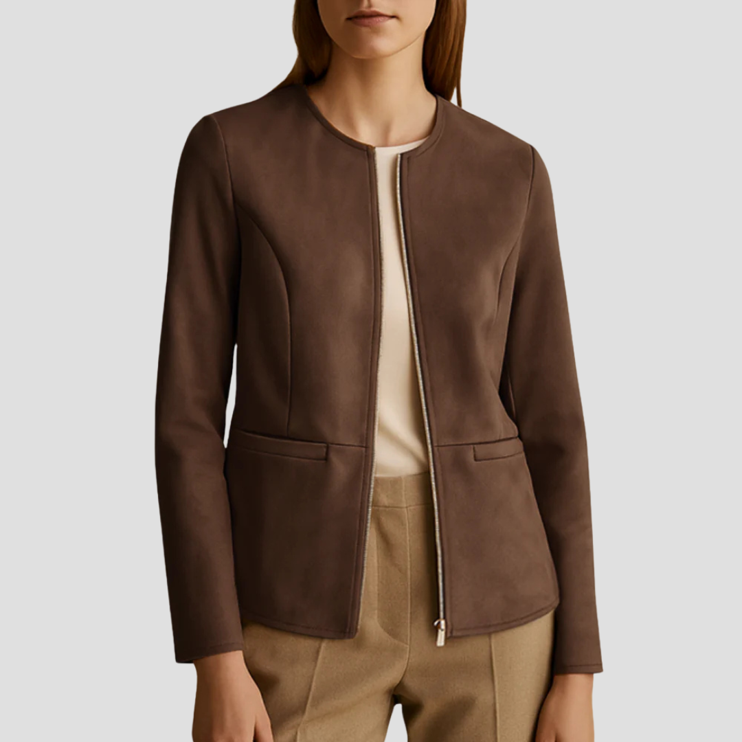 Zosia | Cropped Round-Neck Jacket