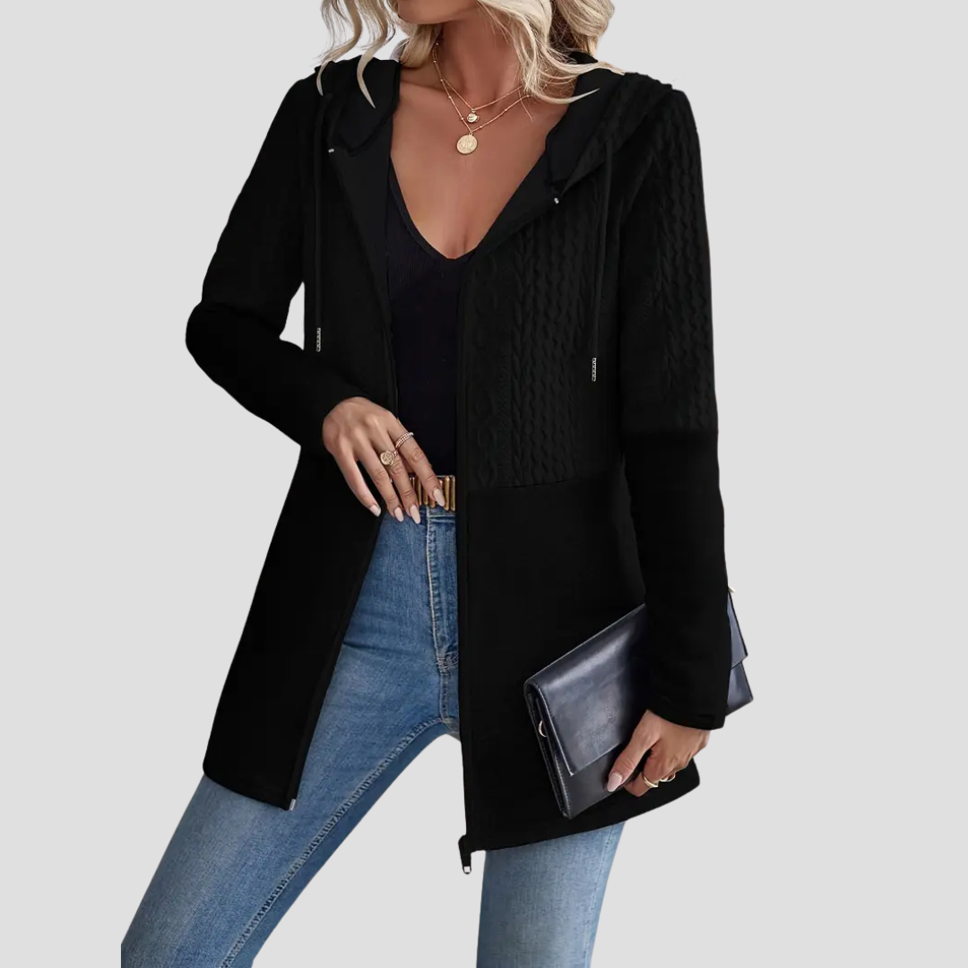 Eugenia | Zip-Up Hoodie Cardigan