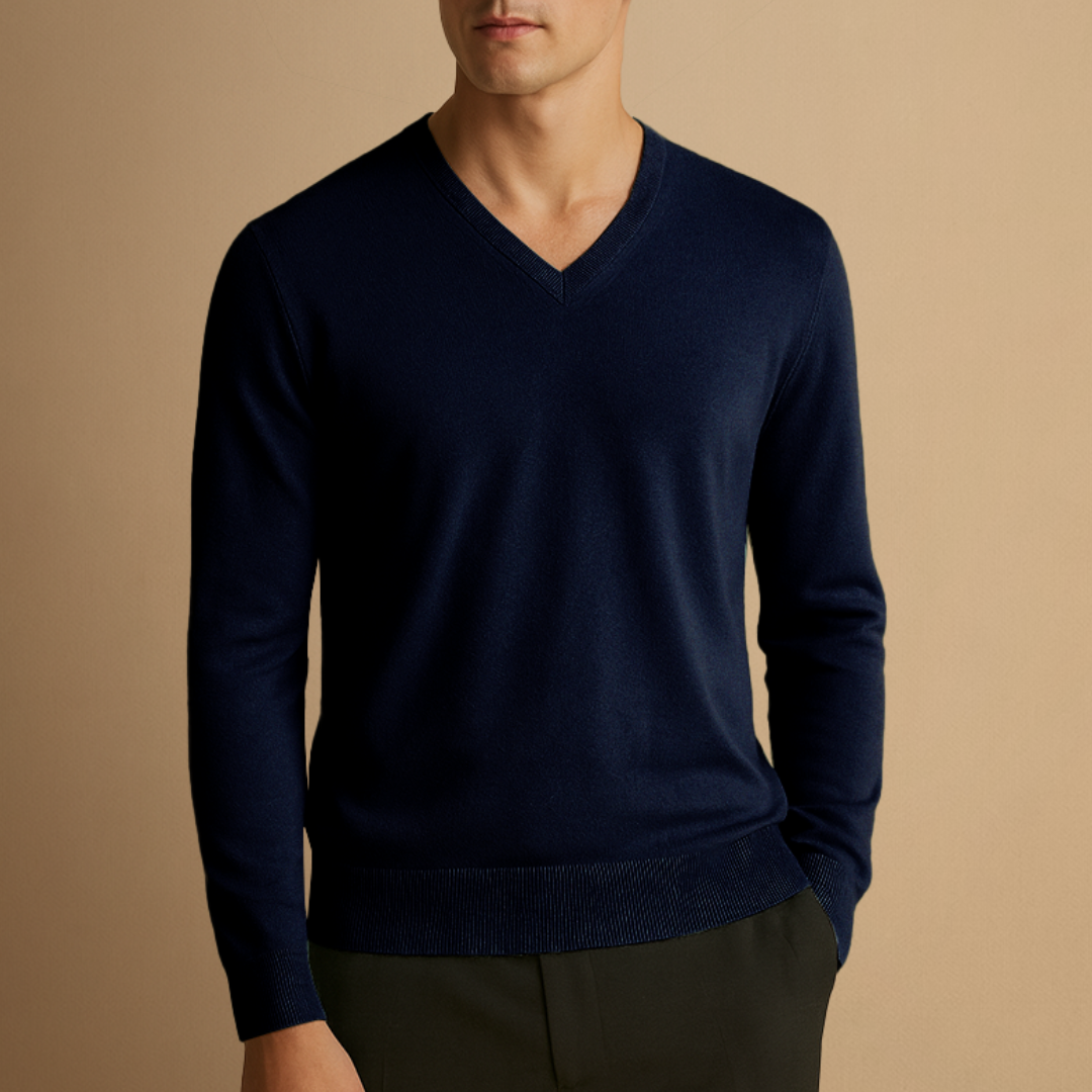 Borden | Classic V-Neck Jumper