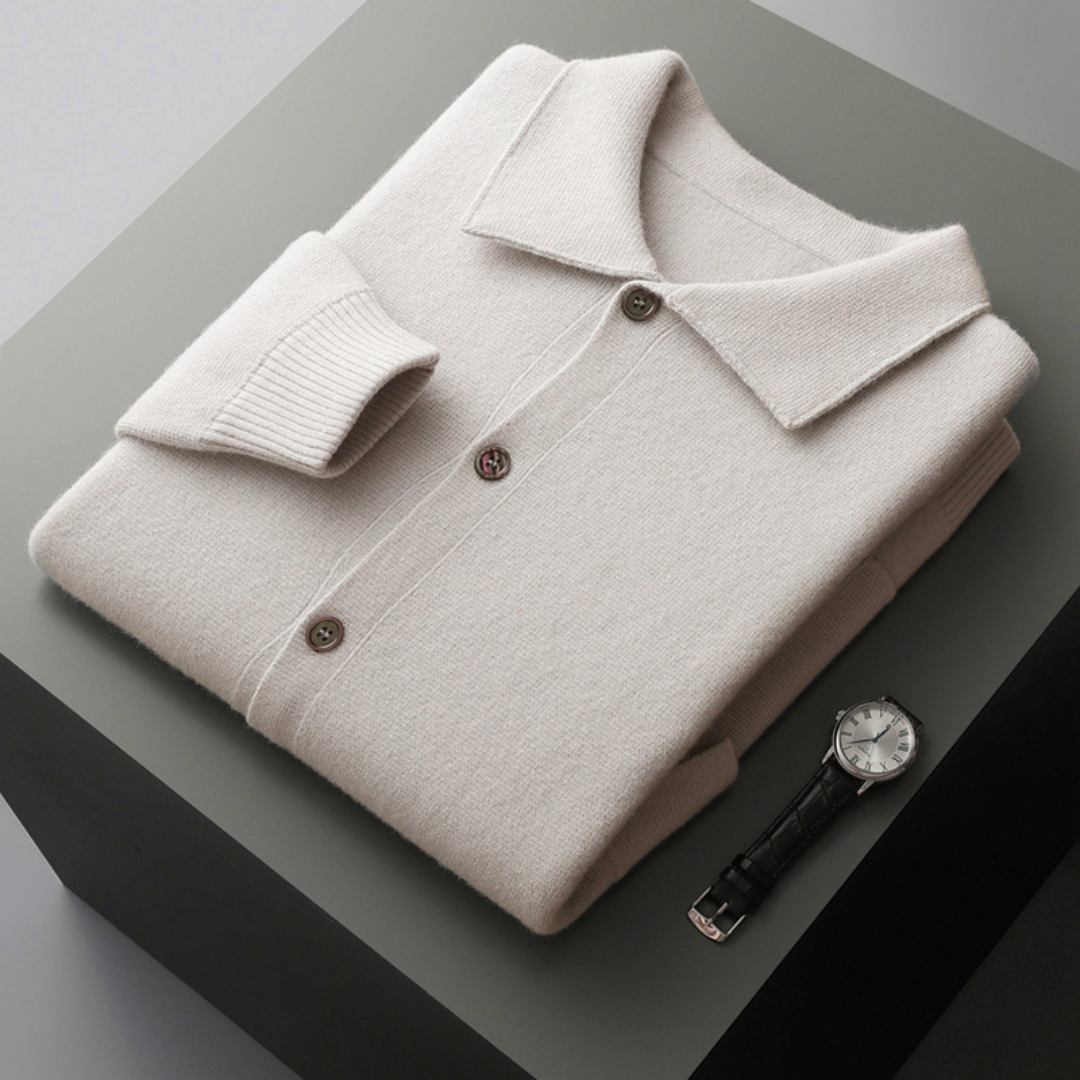 Piers | Classic Cashmere Cardigan