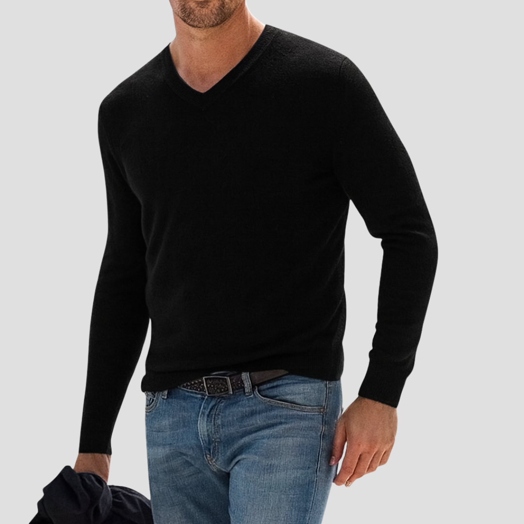 Borden | Classic V-Neck Jumper