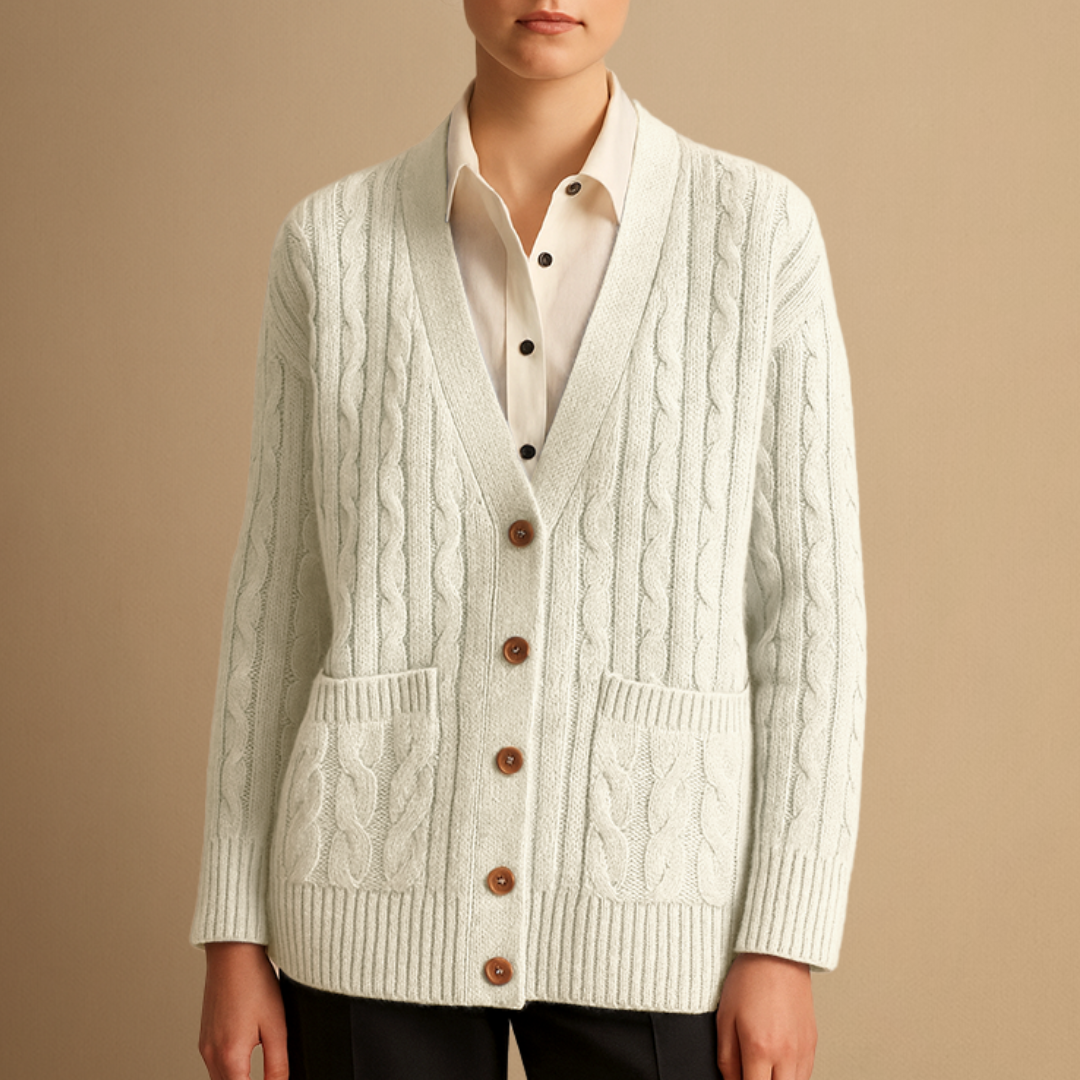 Imogen | Cable Knit Cardigan