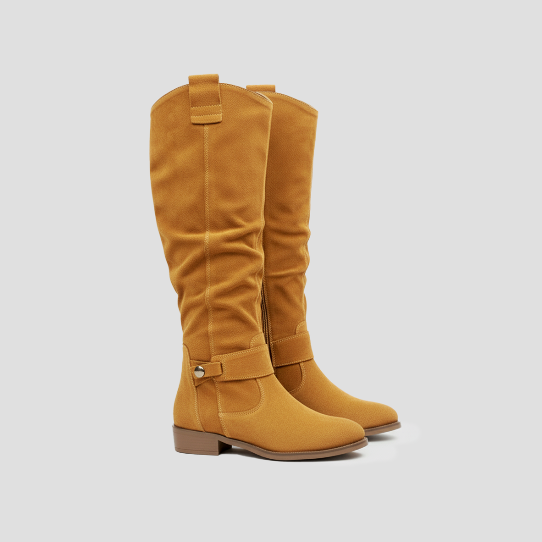 Bella | Suede Knee-High Boots