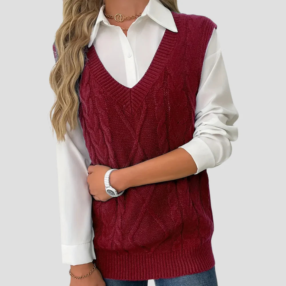 Selina | Knit Sleeveless Jumper