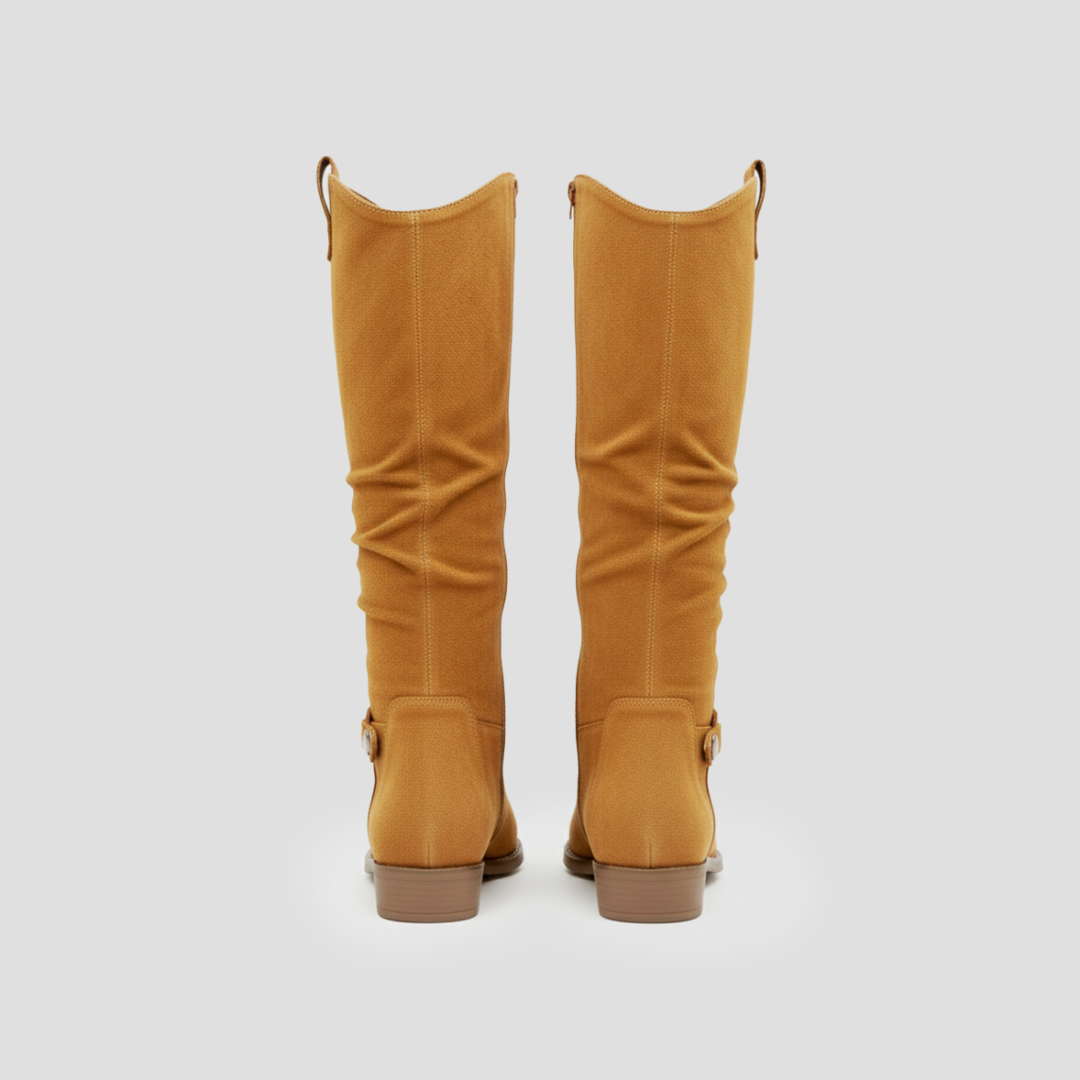 Bella | Suede Knee-High Boots