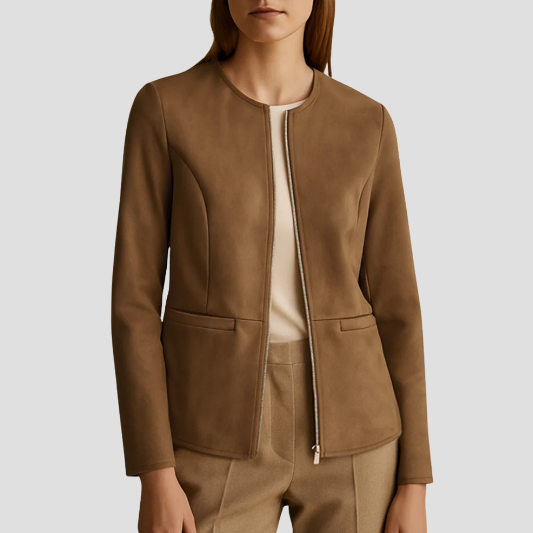Zosia | Cropped Round-Neck Jacket