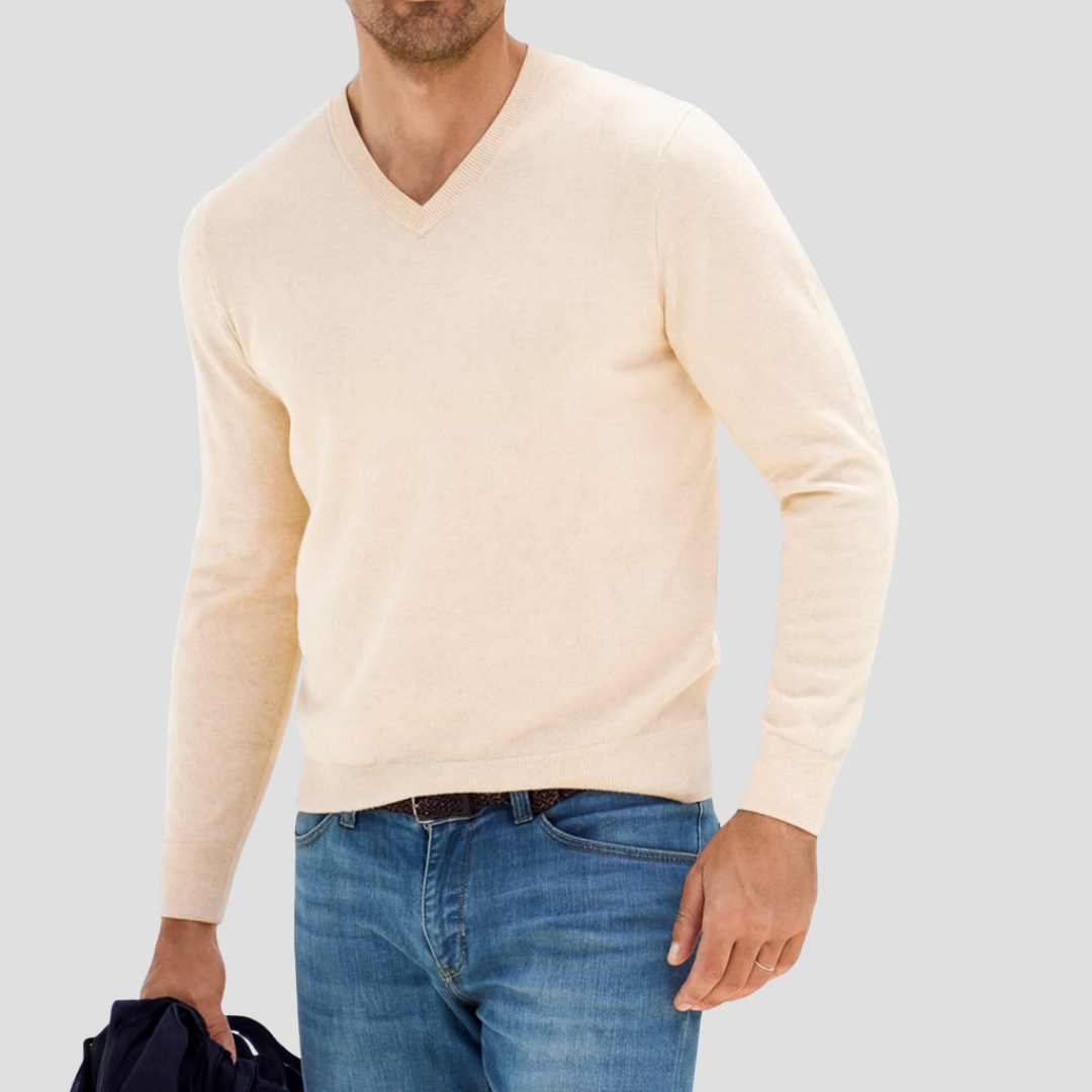 Borden | Classic V-Neck Jumper