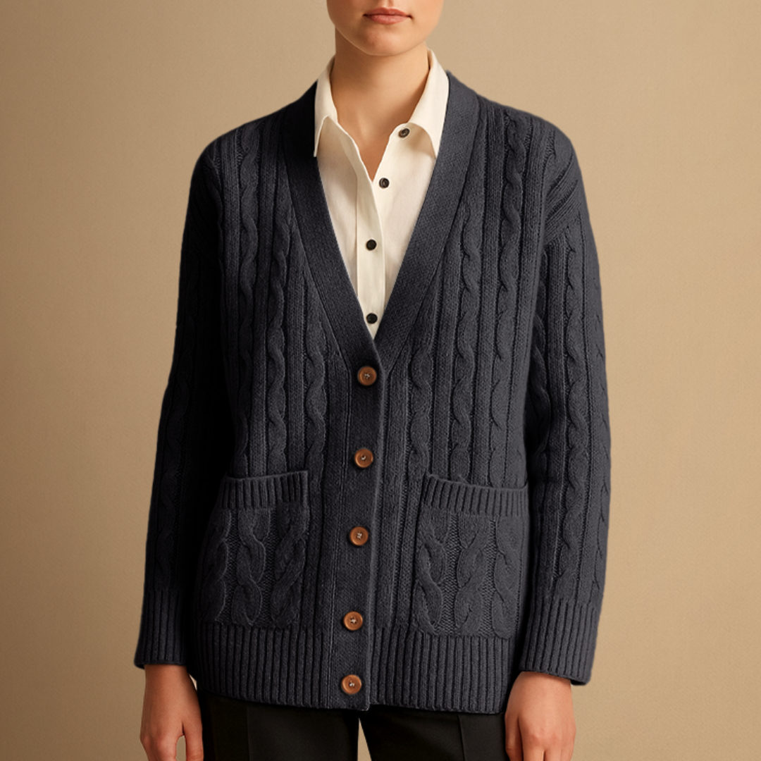 Imogen | Cable Knit Cardigan