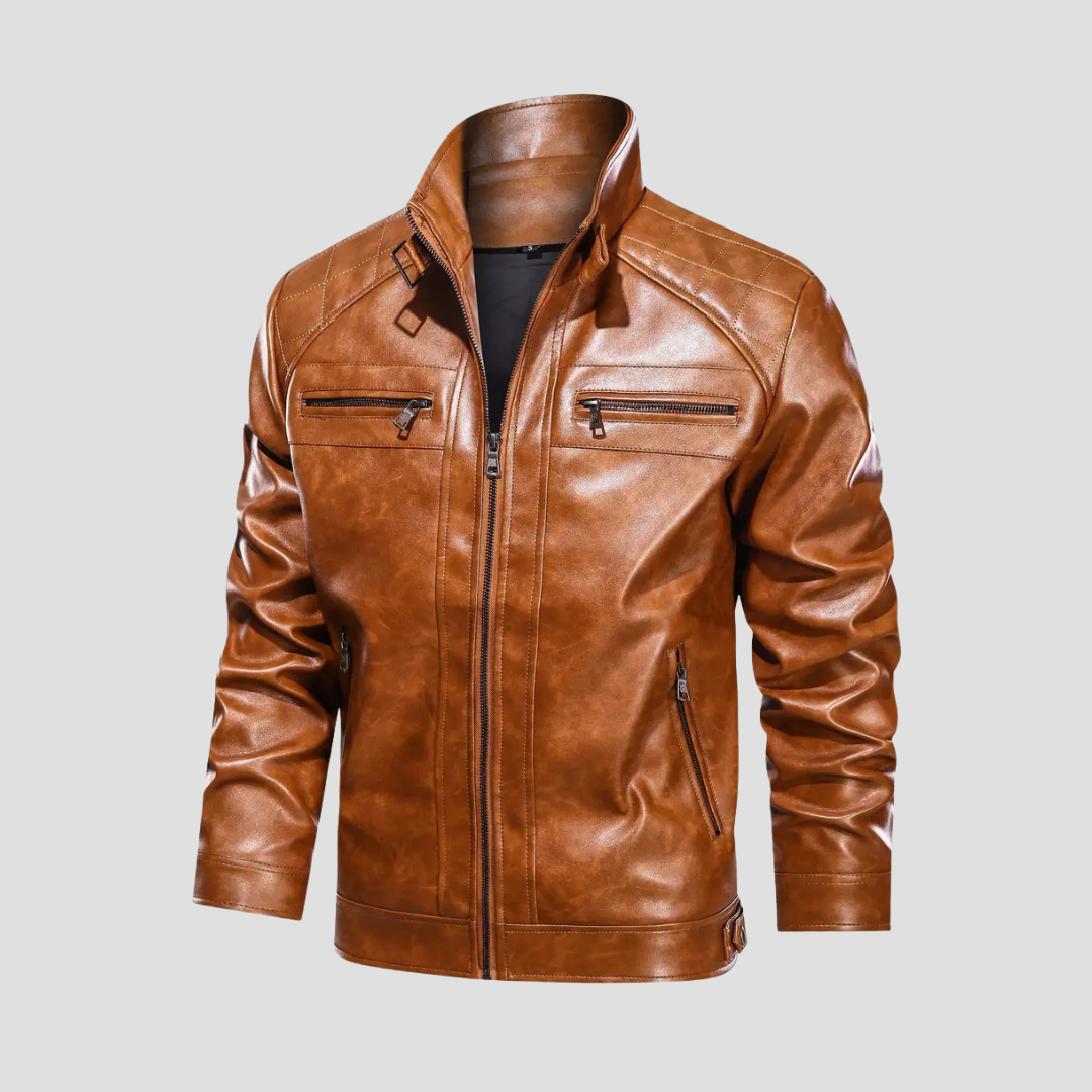 Cornelius | Leather Biker Jacket