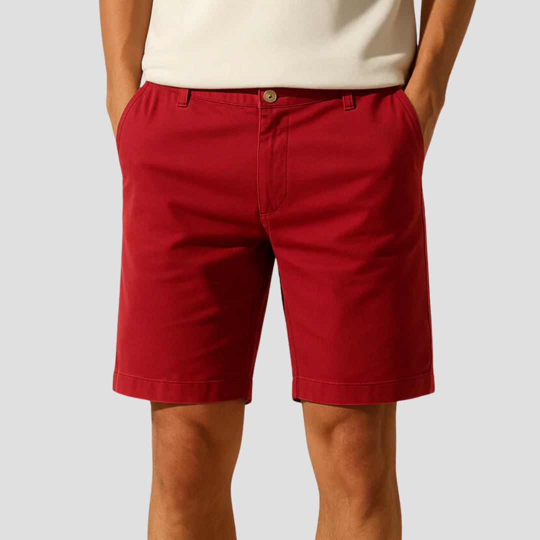 Luke | Cotton Chino Shorts