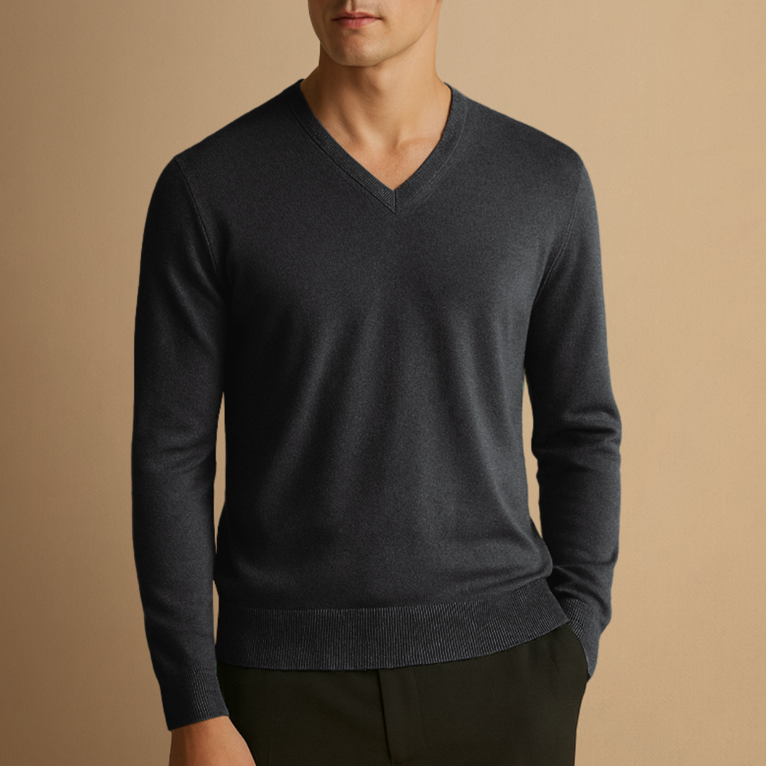 Borden | Classic V-Neck Jumper