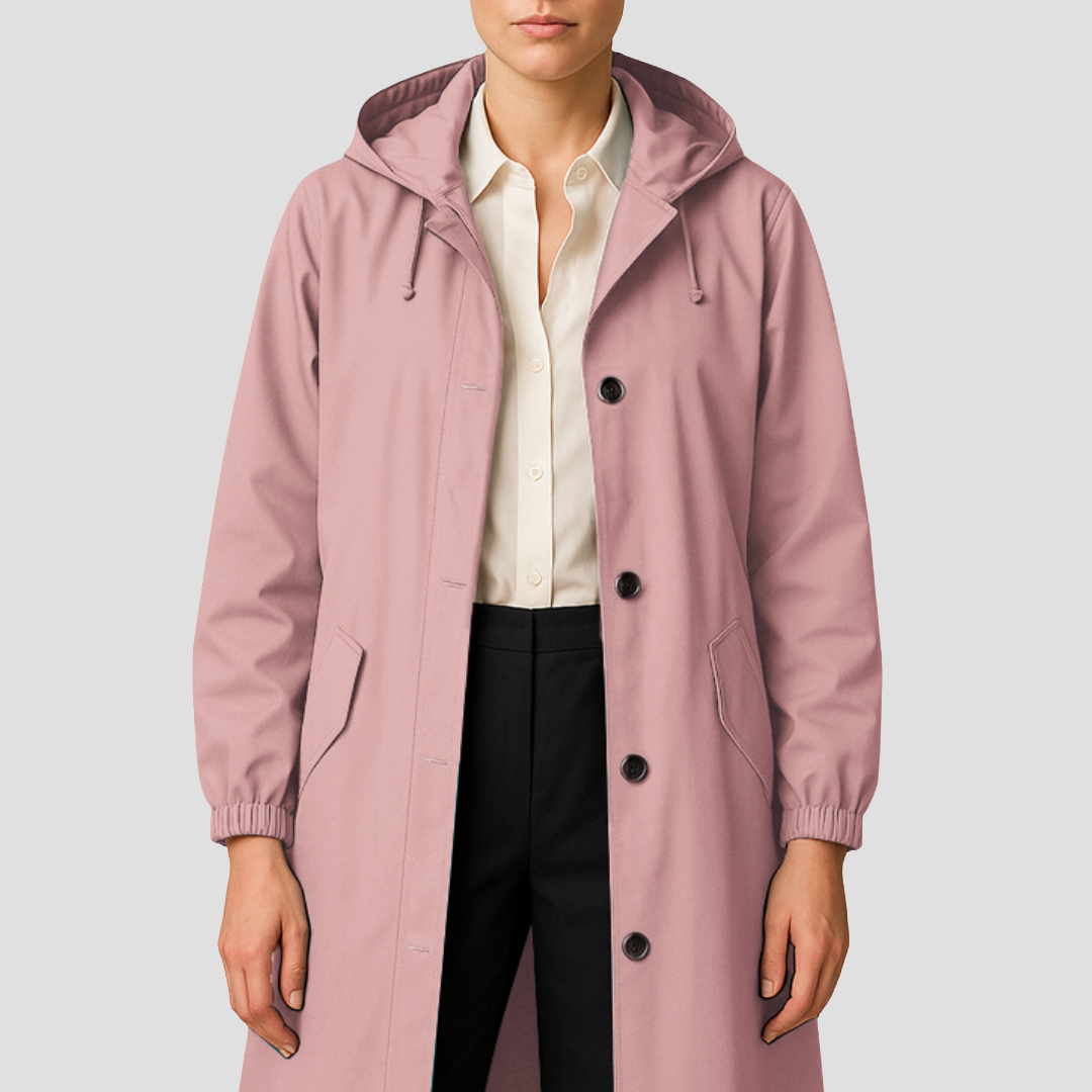 Violet | Hooded Trench Coat