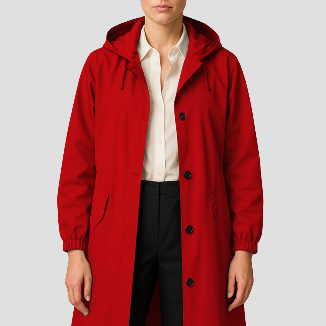 Violet | Hooded Trench Coat