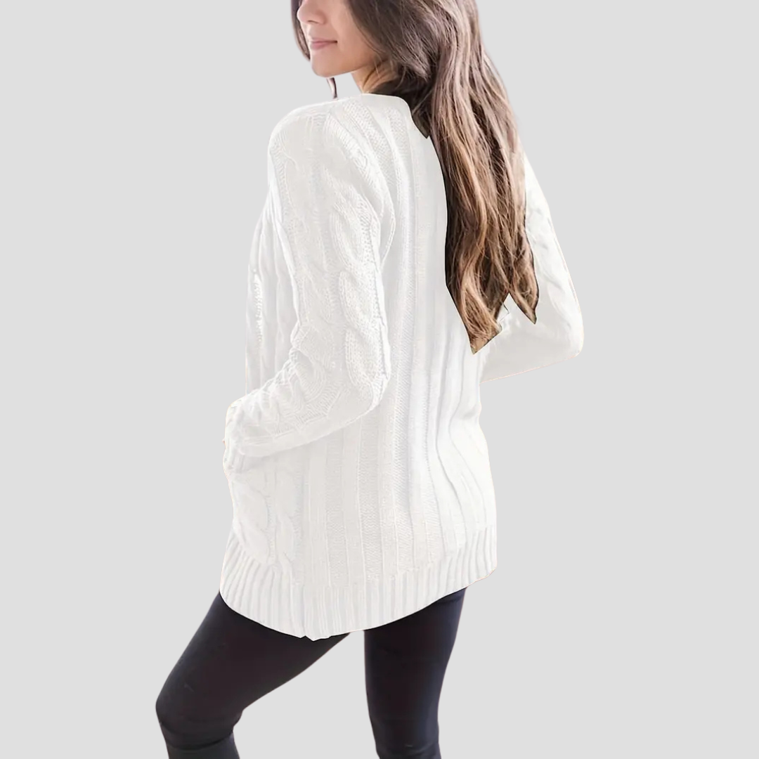 Imogen | Cable Knit Cardigan