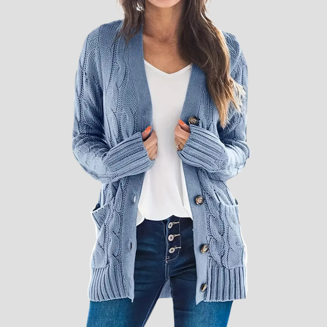 Imogen | Cable Knit Cardigan