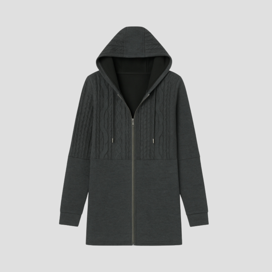 Eugenia | Zip-Up Hoodie Cardigan
