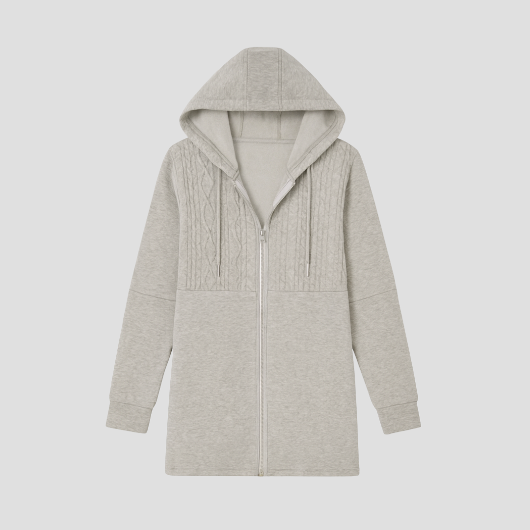 Eugenia | Zip-Up Hoodie Cardigan