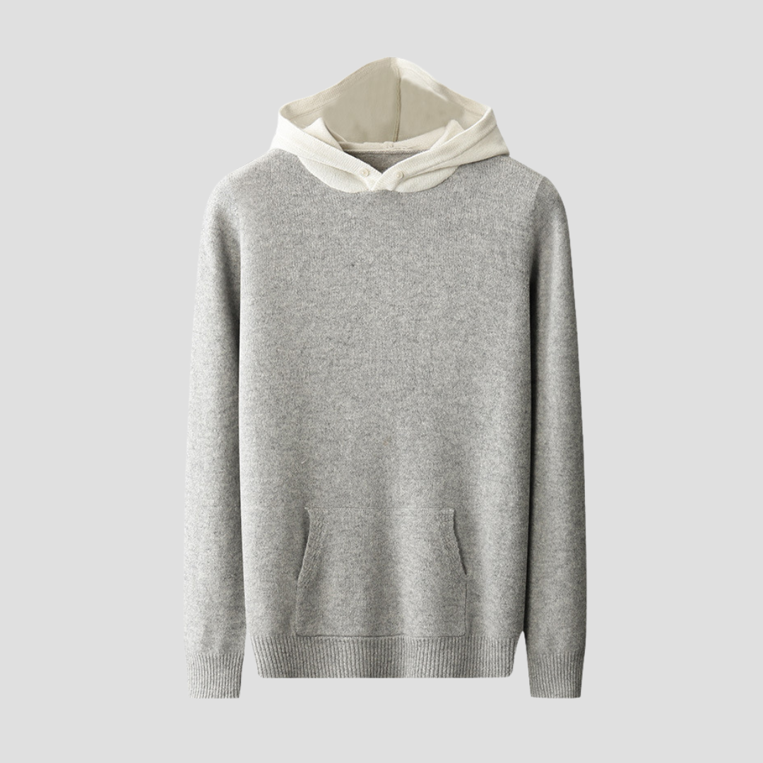 Lance | Cashmere Hooded Jumper
