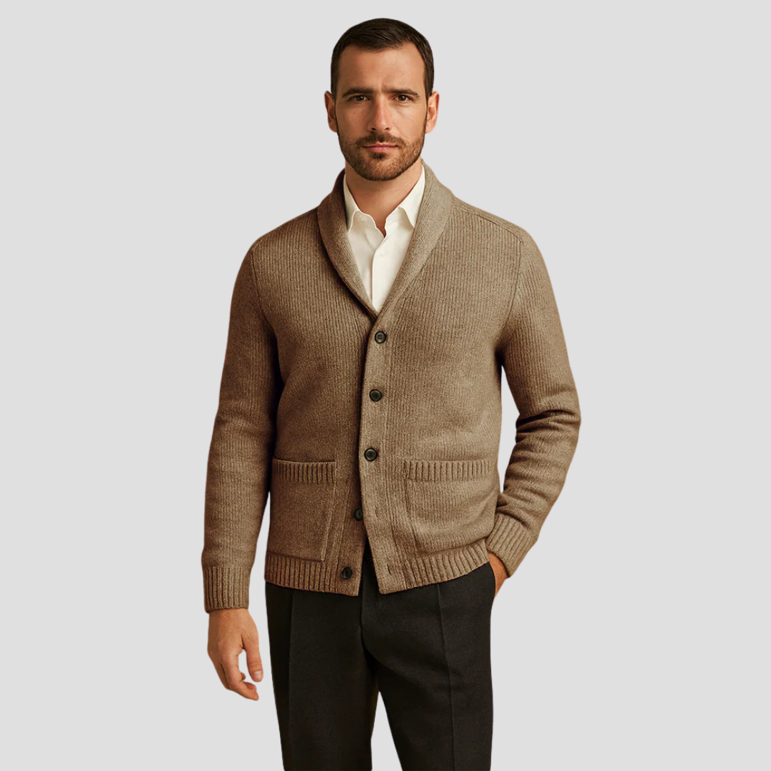 Landon | Shawl Collar Cardigan