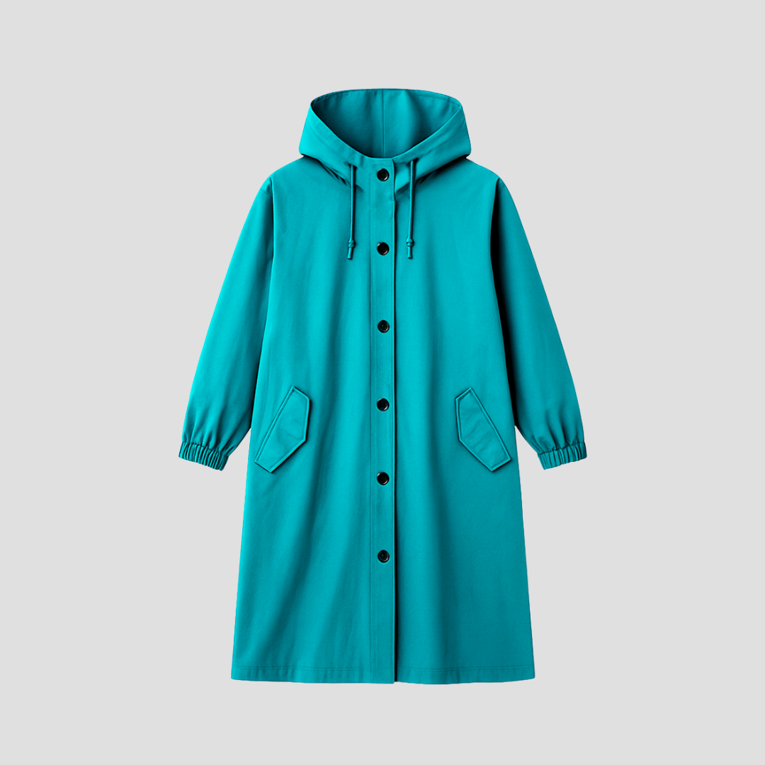 Violet | Hooded Trench Coat