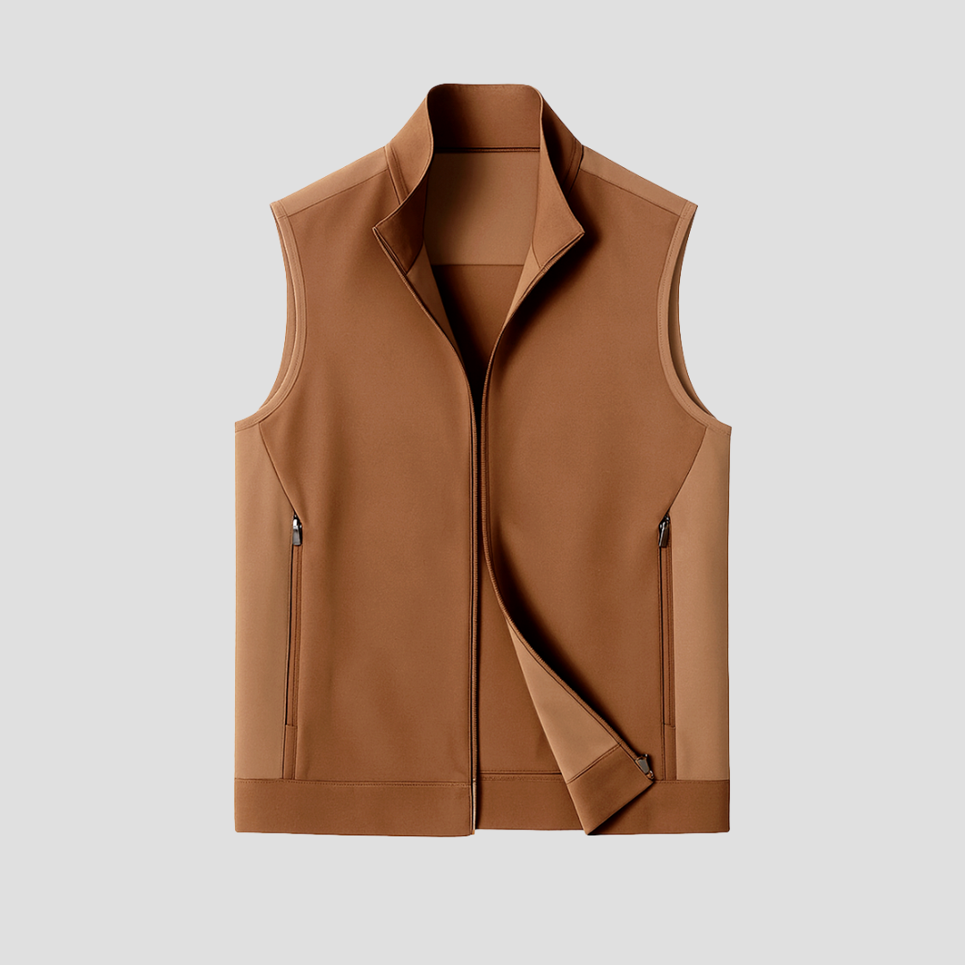Nolan | Stand Collar Gilet