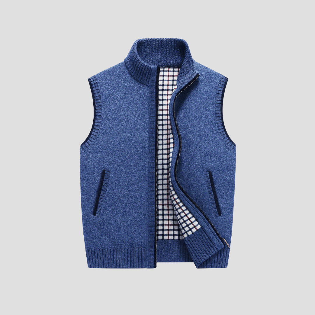 Emrys | Zip-Up Knit Gilet