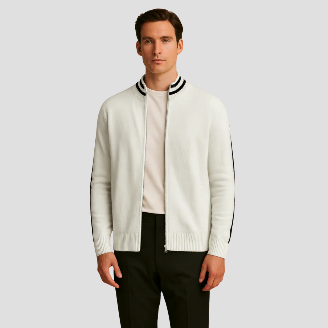 Ivan | Zip Cardigan