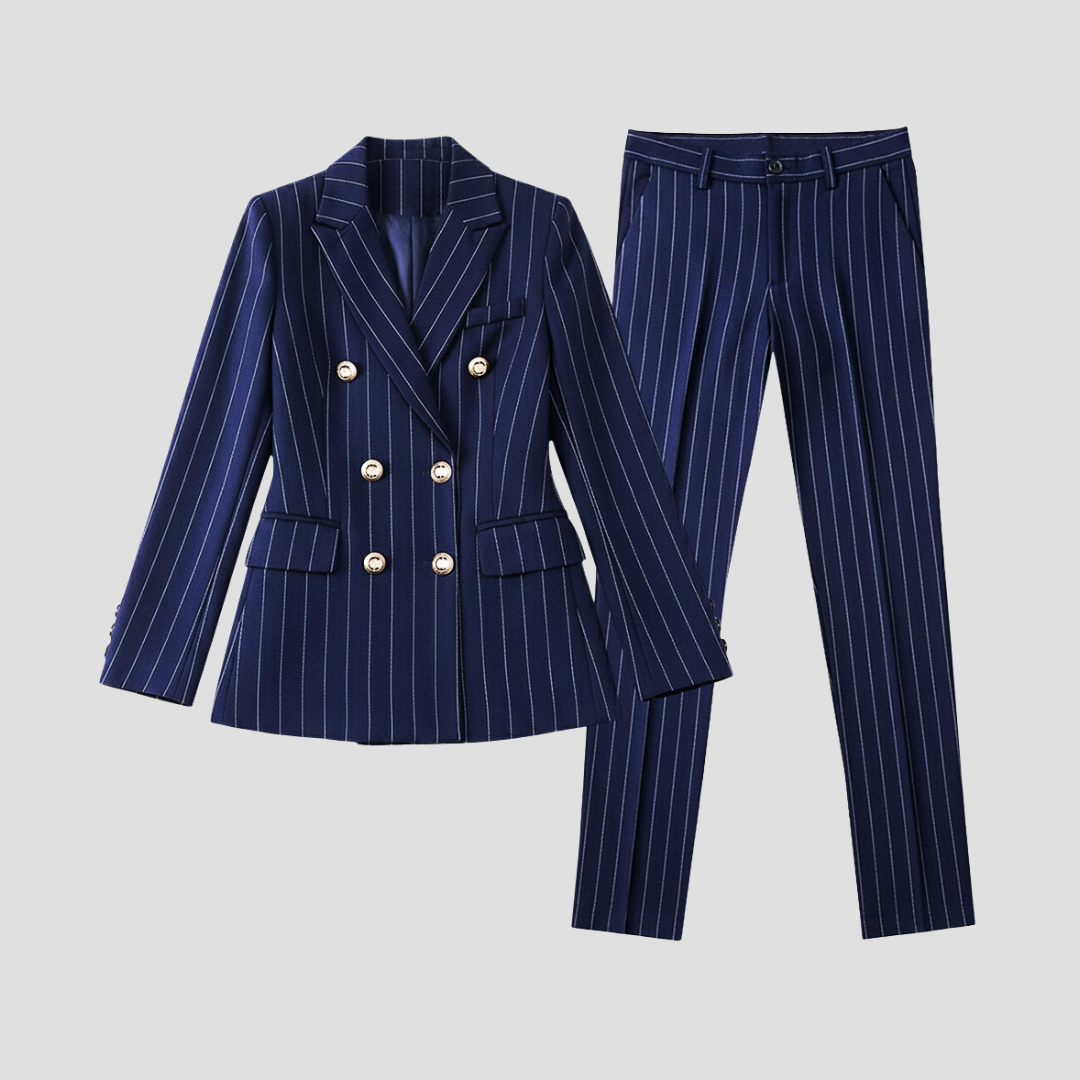 Rosa | Pinstripe Suit Set