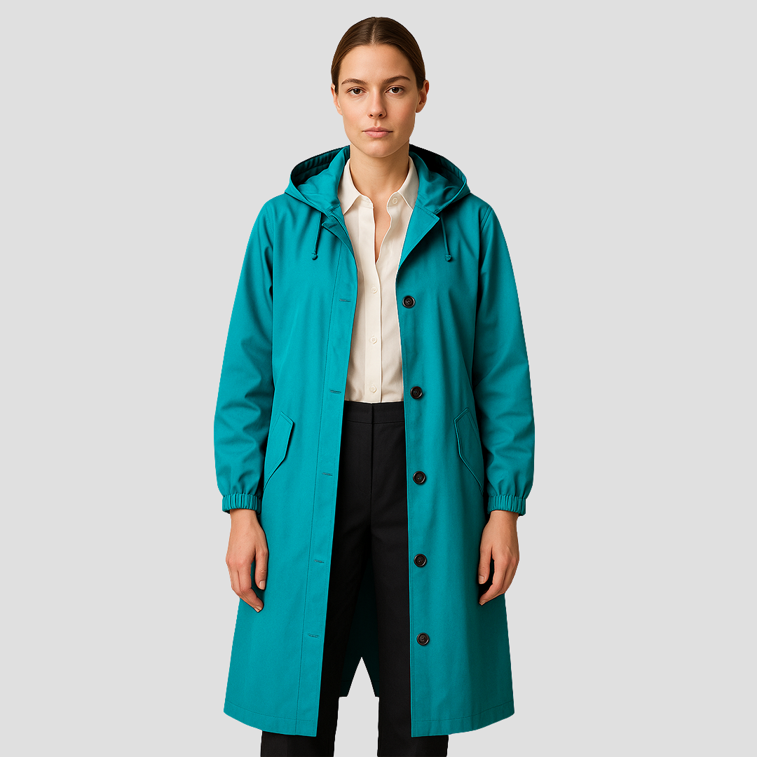 Violet | Hooded Trench Coat
