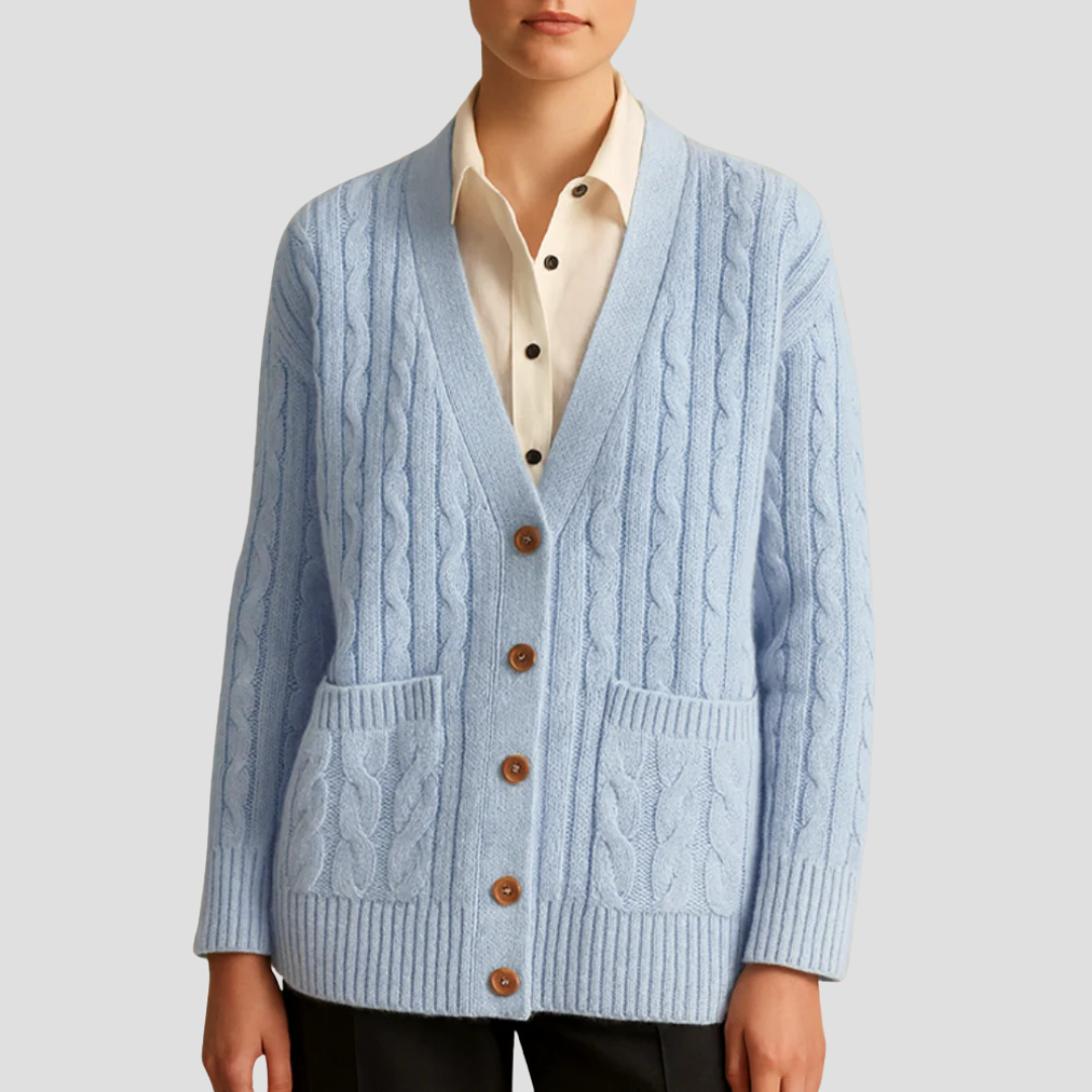 Imogen | Cable Knit Cardigan