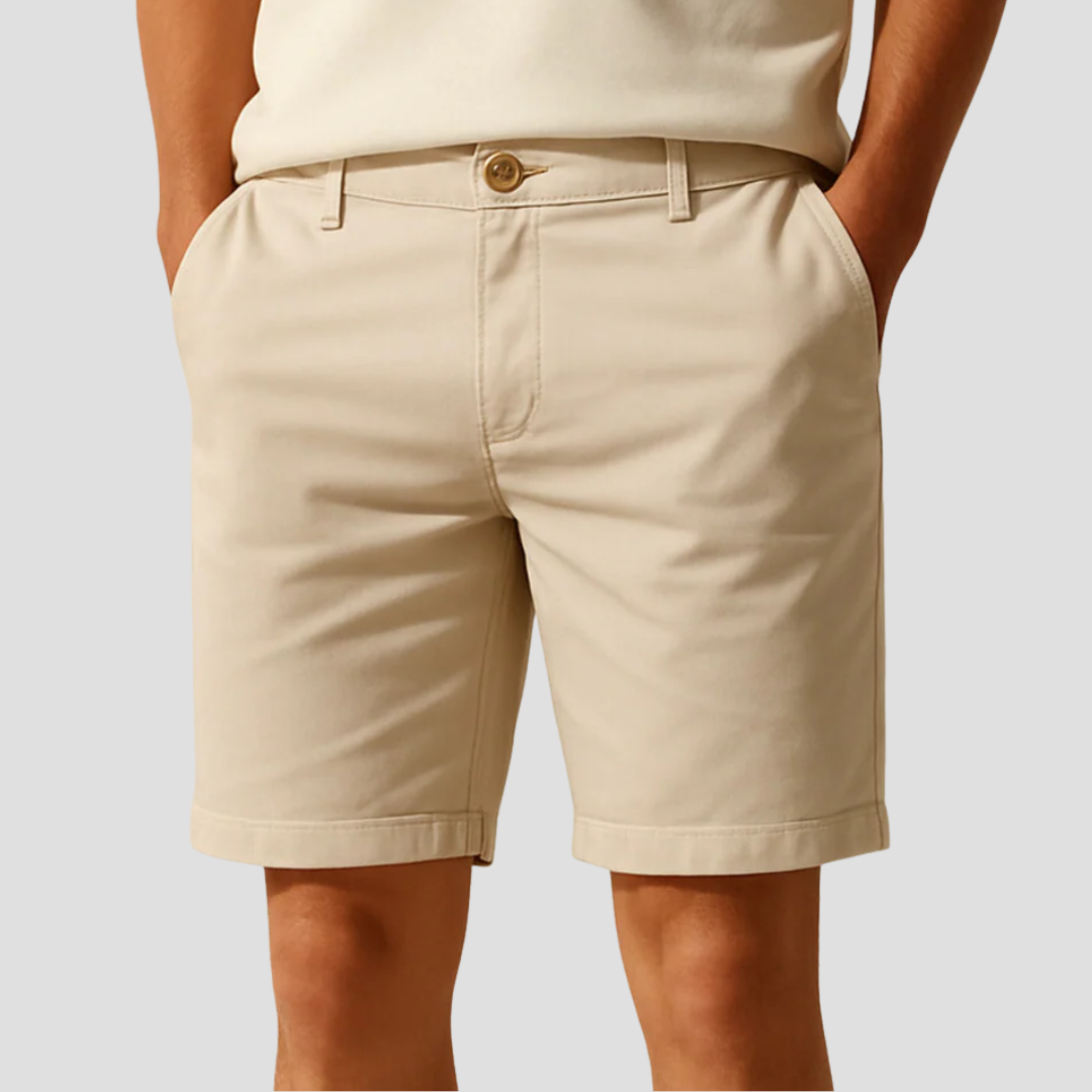 Luke | Cotton Chino Shorts