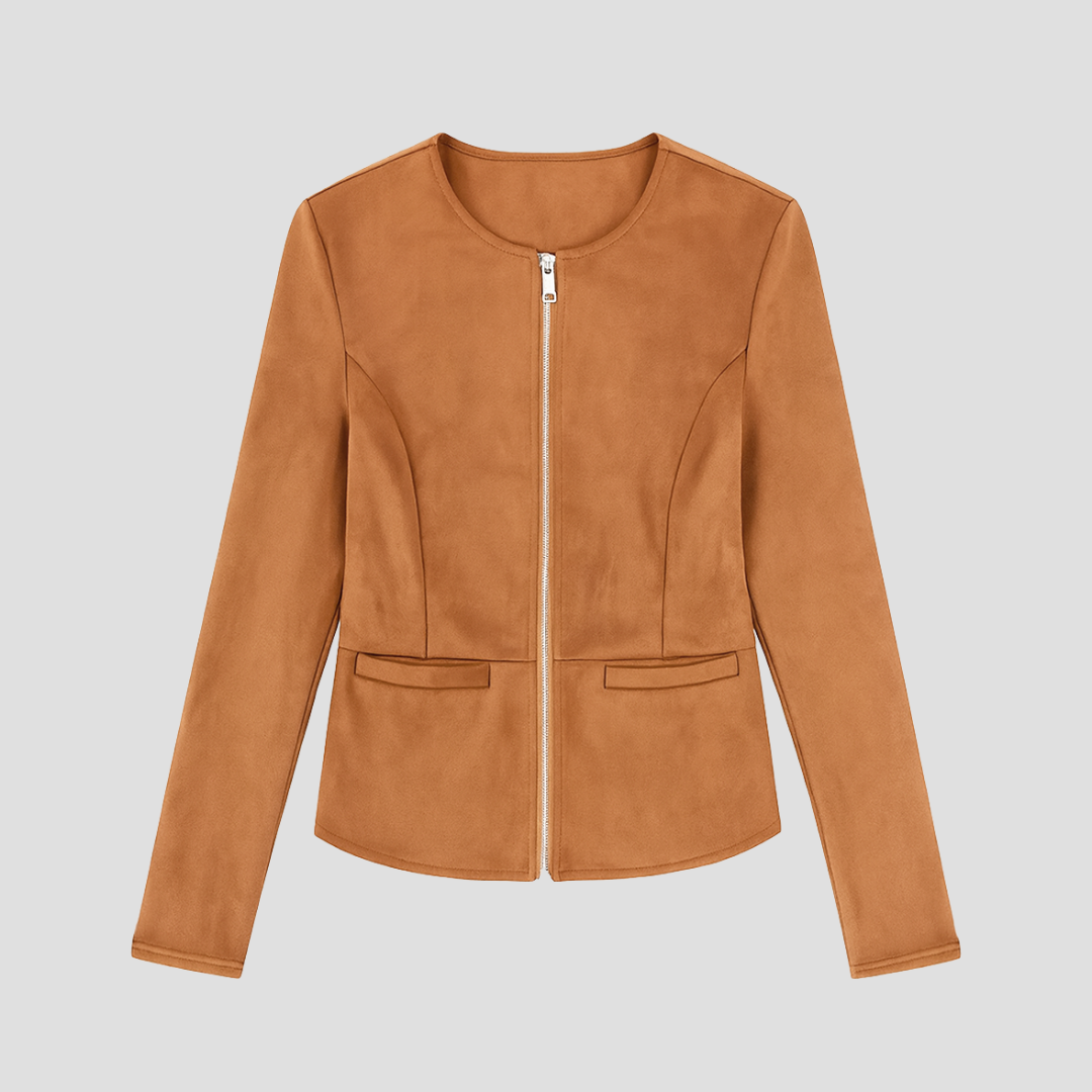 Zosia | Cropped Round-Neck Jacket