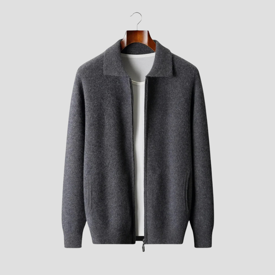 Gareth | Zip-Up Cardigan