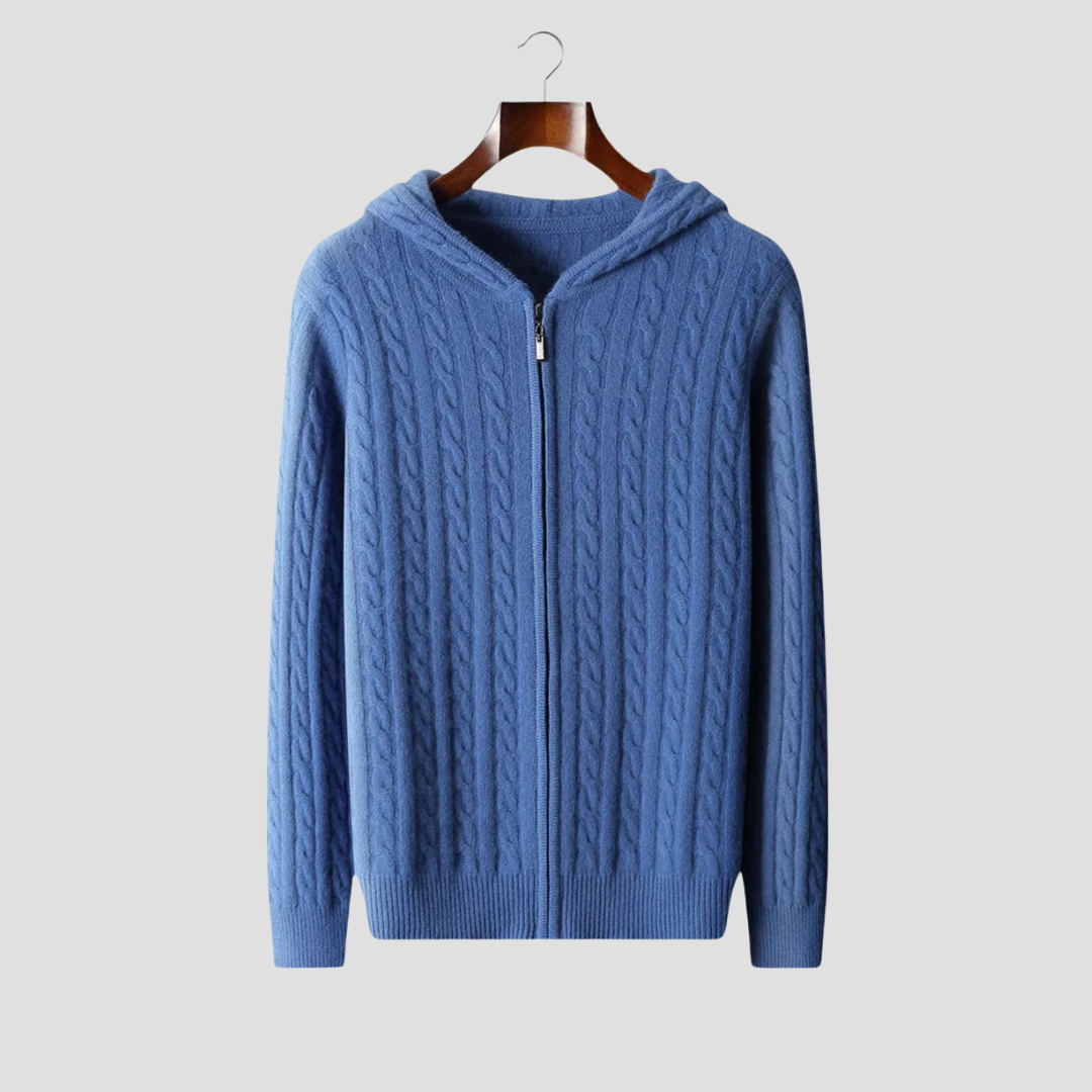 Ferris | Cashmere Hooded Cardigan
