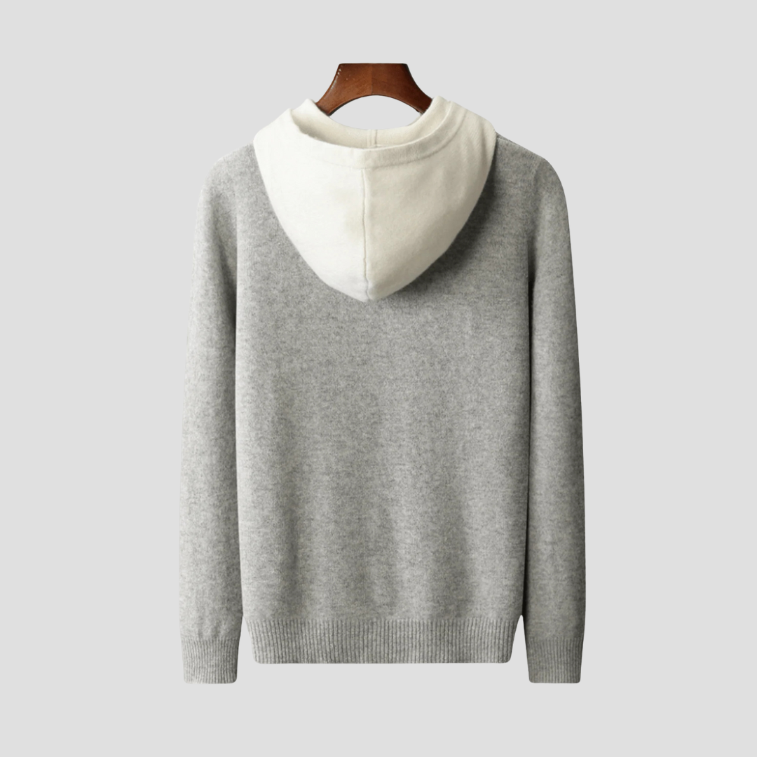 Lance | Cashmere Hooded Jumper