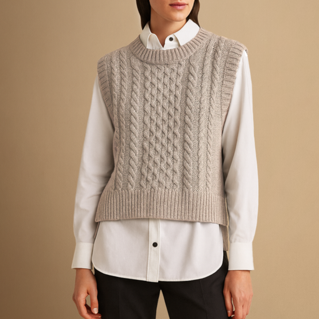 Maud | Knitted Sweater Vest