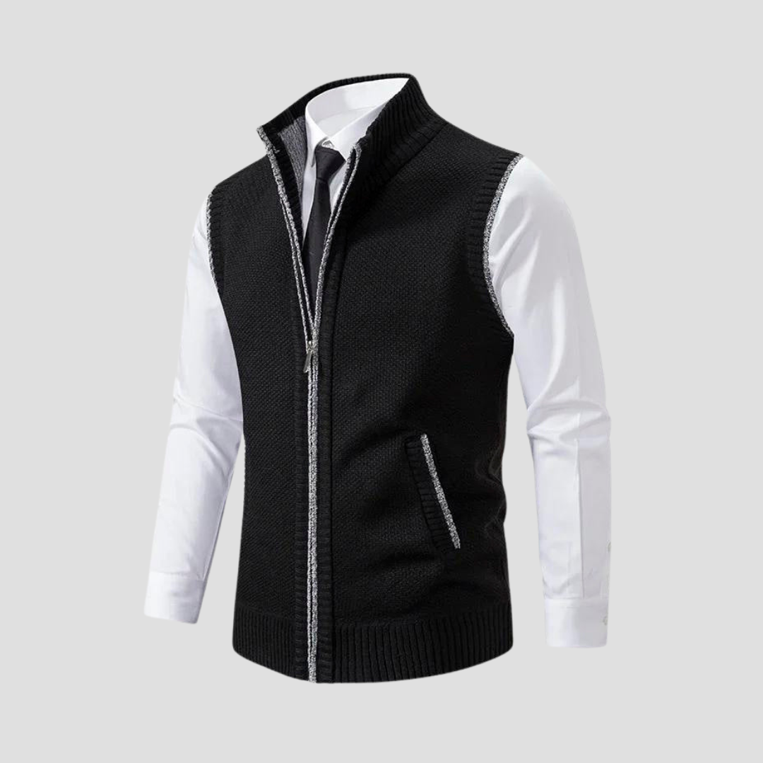 Chatham | Knitted Zip Gilet