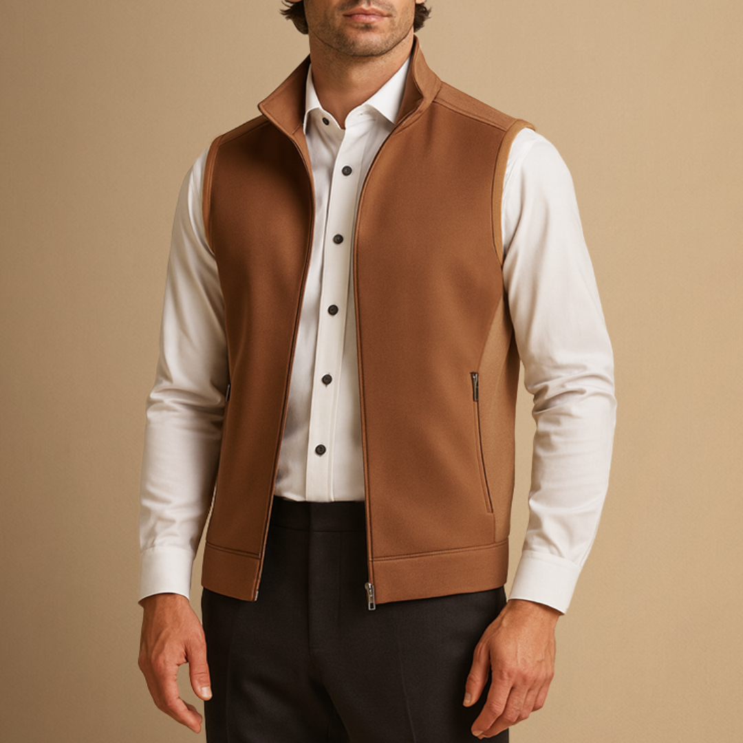 Nolan | Stand Collar Gilet