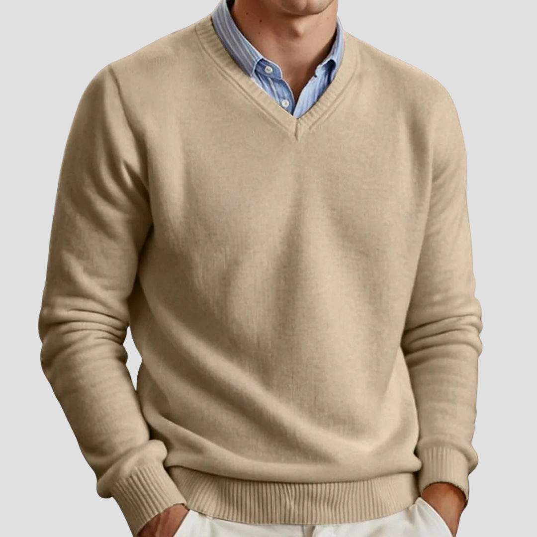 York | V-Neck Knit Jumper