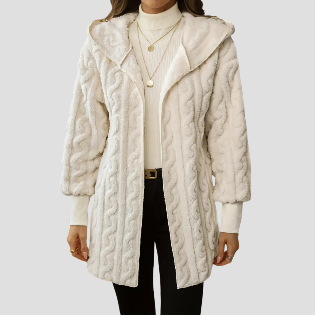 Filicity | Fleece Hooded Coat