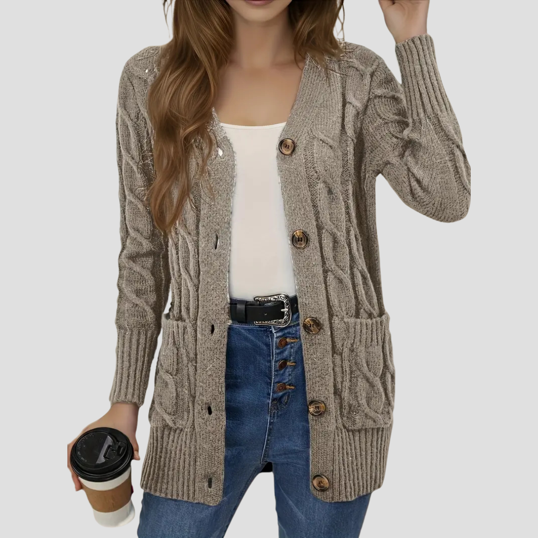 Josephine | Cable Knit Cardigan