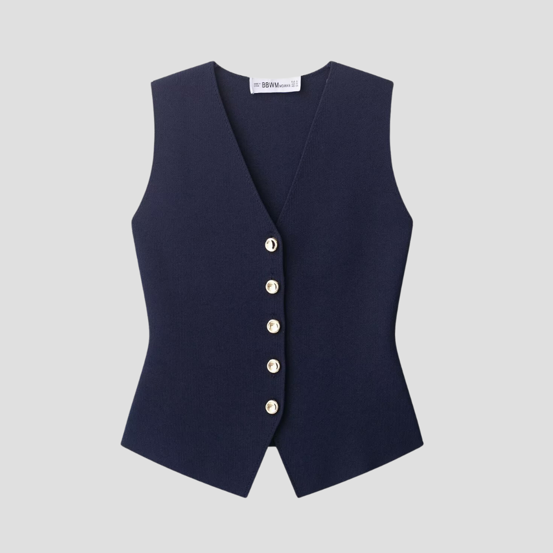 Honoria | Button-Front Vest