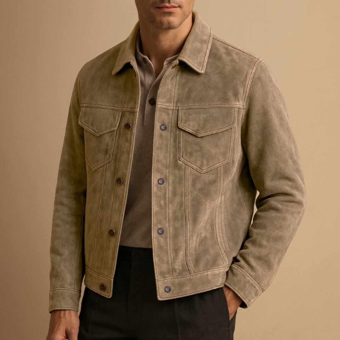 Regan | Classic Suede Jacket
