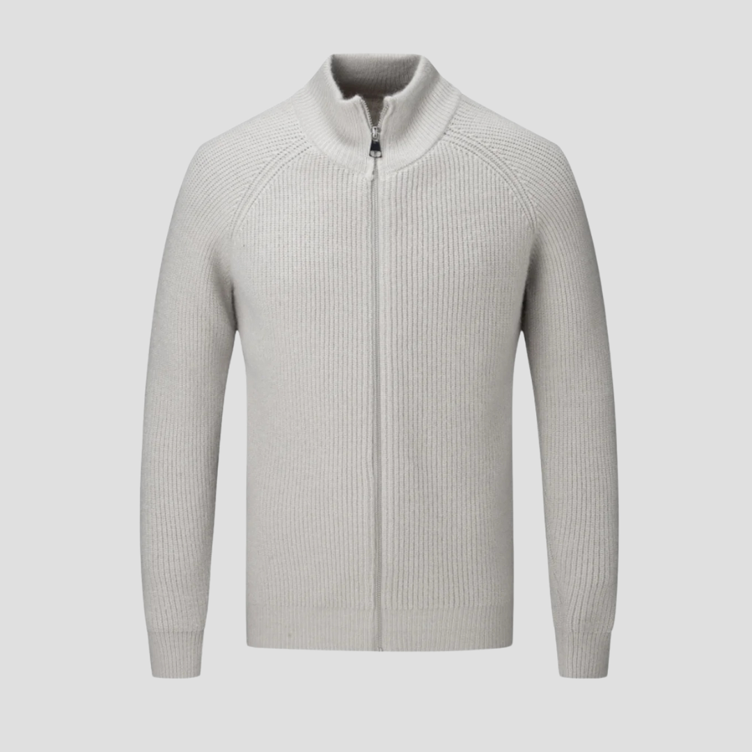 Blake | Smart Knit Zip Cardigan